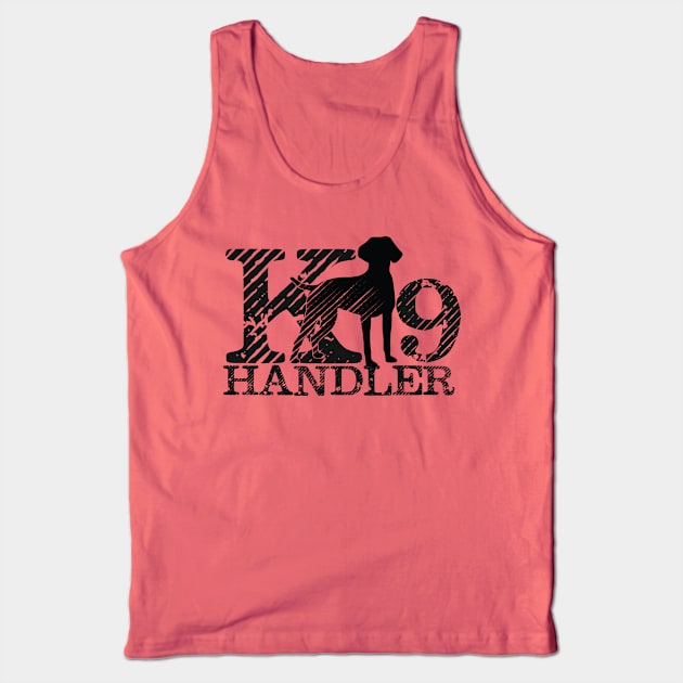 K-9 Handler - German Shorthaired Pointer Tank Top by Nartissima